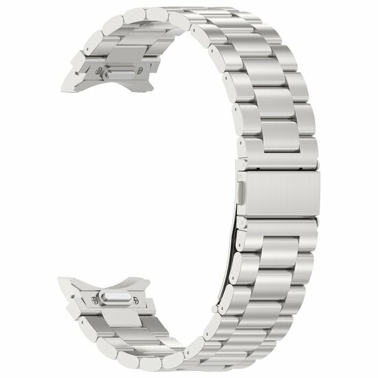 Stahlband mit Verbindungsknopf - Silber - Samsung Galaxy Watch 6 Classic - 47mm &amp; 43mm