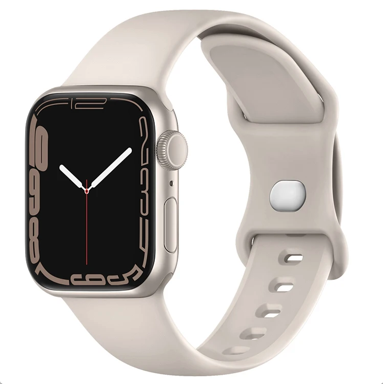 Silikon-Sportband - Polarstern / Starlight - Gr&ouml;&szlig;e: S/M - Passend f&uuml;r Apple Watch 44mm / 45mm / 46mm / 49mm