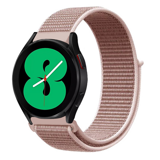 Sport Loop Nylonband - Soft pink - Samsung Galaxy Watch 7 - 40mm / 44mm &amp; Watch FE