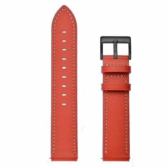 Lederarmband - Rot - Samsung Galaxy Watch 7 - 40mm / 44mm &amp; Watch FE