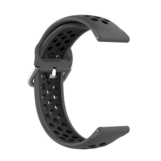 Silikon-Sportarmband mit Schnalle - Schwarz - Samsung Galaxy Watch 7 - 40mm / 44mm &amp; Watch FE