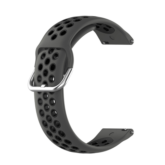 Silikon-Sportarmband mit Schnalle - Schwarz - Samsung Galaxy Watch 7 - 40mm / 44mm &amp; Watch FE