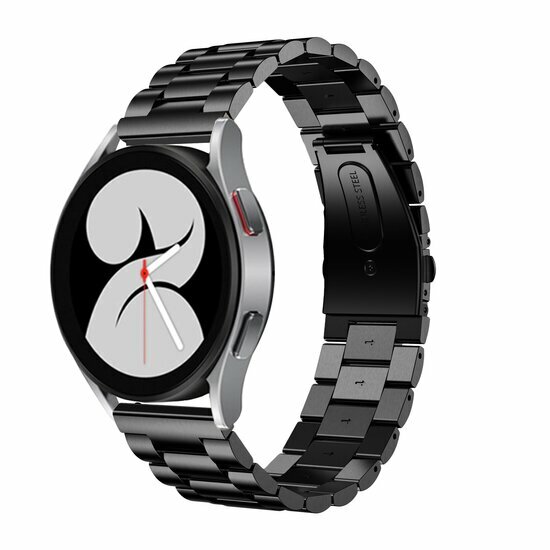 Stahlgliederband - Schwarz - Samsung Galaxy Watch 7 - 40mm / 44mm &amp; Watch FE