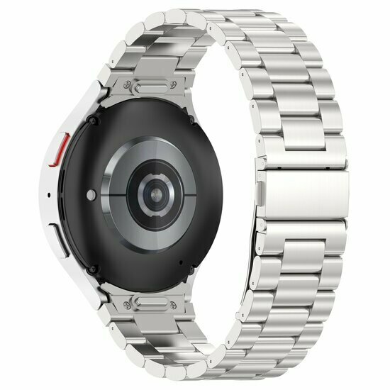 Stahlband mit Verbindungsknopf - Silber - Samsung Galaxy Watch 7 - 40mm / 44mm &amp; Watch FE