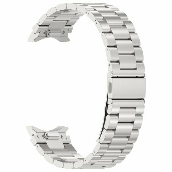 Stahlband mit Verbindungsknopf - Silber - Samsung Galaxy Watch 7 - 40mm / 44mm &amp; Watch FE