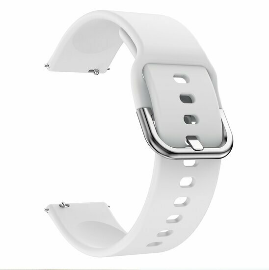 Silikon-Sportband - Wei&szlig; - Samsung Galaxy Watch 6 - 40mm &amp; 44mm