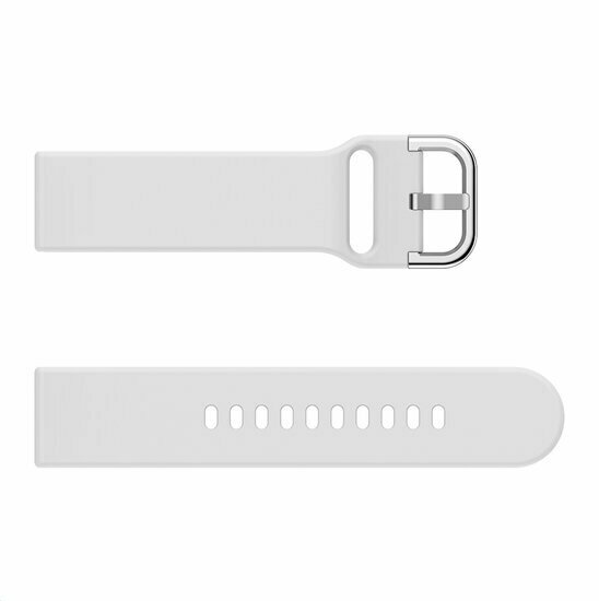 Silikon-Sportband - Wei&szlig; - Samsung Galaxy Watch 6 - 40mm &amp; 44mm