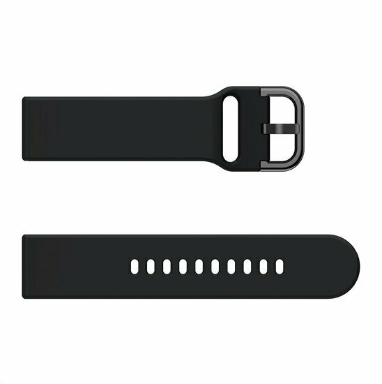 Silikon-Sportband - Schwarz - Samsung Galaxy Watch 6 - 40mm &amp; 44mm