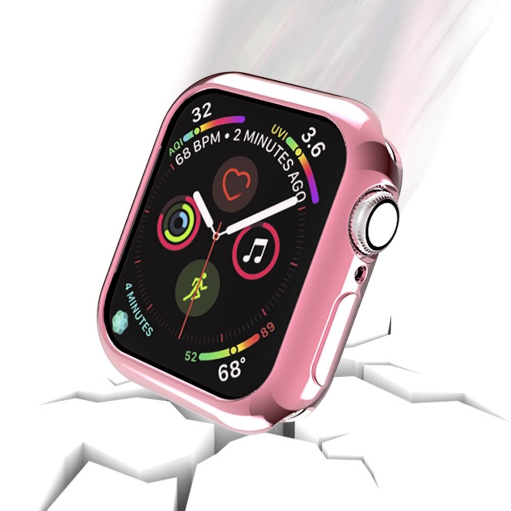 Silikonh&uuml;lle 42mm - Rosa - Geeignet f&uuml;r Apple Watch 42mm (Serien 1 bis 3)