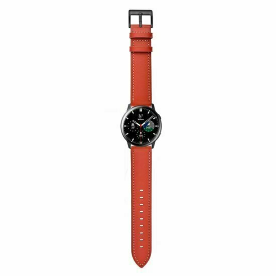 Lederarmband - Rot - Huawei Watch GT 5 (Pro) / GT 4 / GT 3 / GT 2 - 46mm