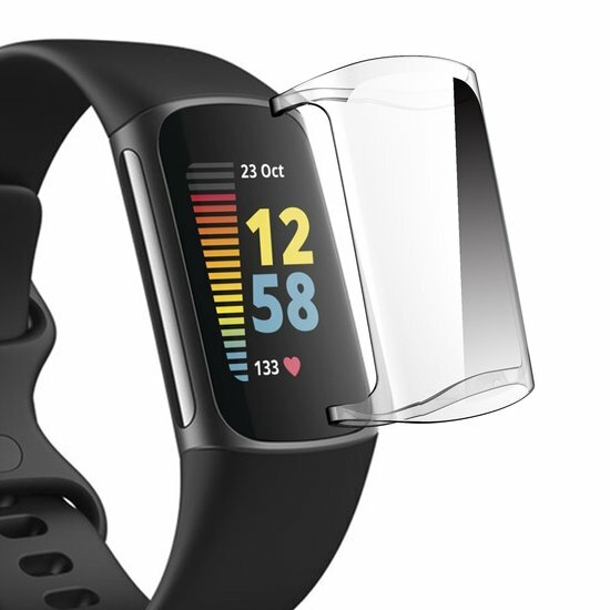 Fitbit Charge 5 &amp; 6 TPU-H&uuml;lle (vollst&auml;ndig gesch&uuml;tzt) - Transparent