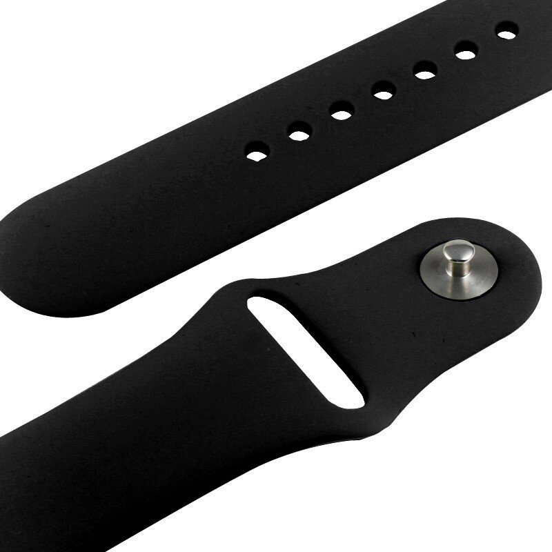 38mm apple watch bandje zwart