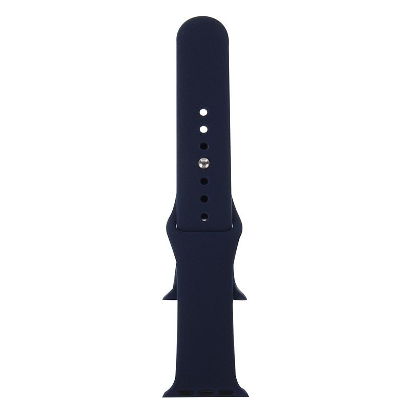 Gummi-Sportband - Dunkelblau - Geeignet f&uuml;r Apple Watch 44mm / 45mm / 46mm / 49mm