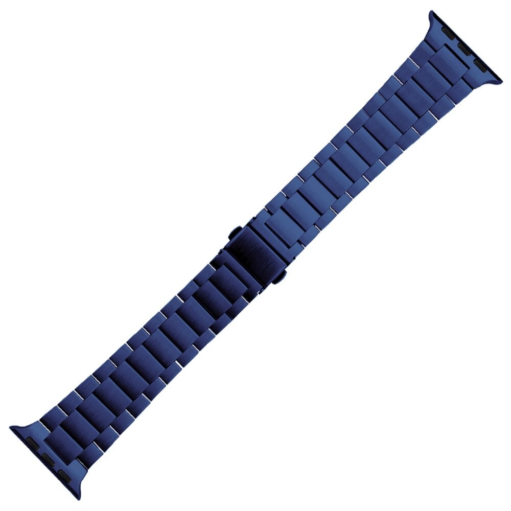 Stahlgliederarmband - Dunkelblau - Geeignet f&uuml;r Apple Watch 38mm / 40mm / 41mm / 42mm