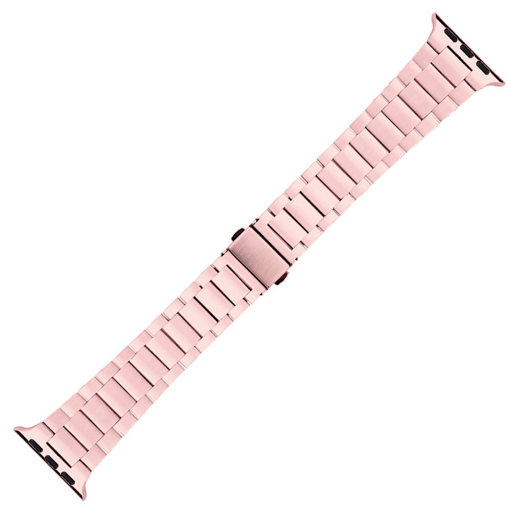 Stahlgliederarmband - Ros&eacute;gold - Geeignet f&uuml;r Apple Watch 38mm / 40mm / 41mm / 42mm