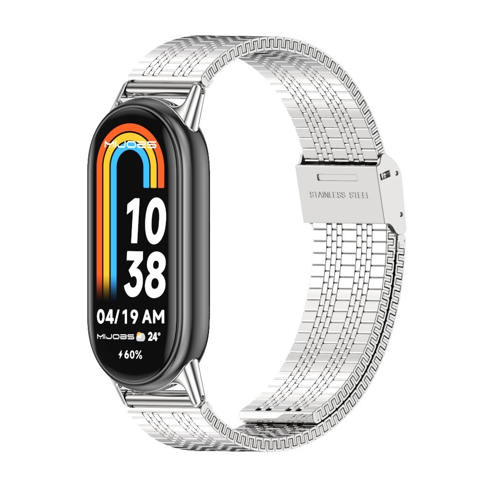 Edelstahlband - Silber - Xiaomi Smart Band 8 &amp; 9