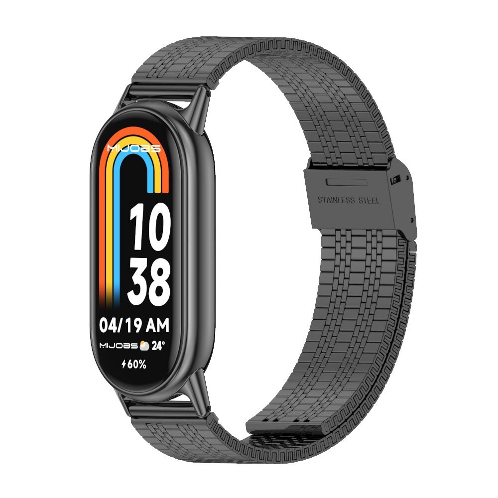 Edelstahlband - Schwarz - Xiaomi Smart Band 8 &amp; 9