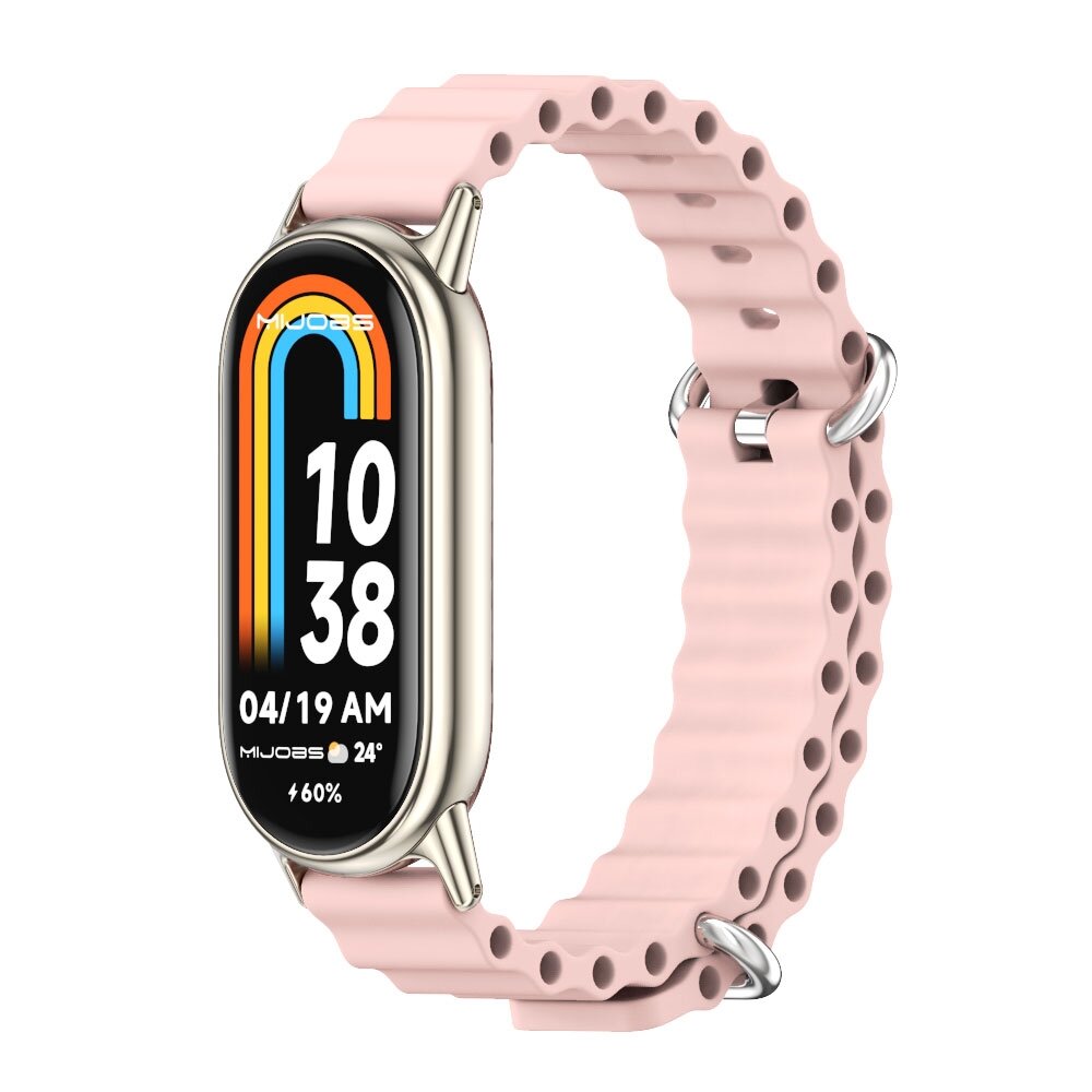 Ocean Silikonband - Rosa - Xiaomi Smart Band 8 &amp; 9