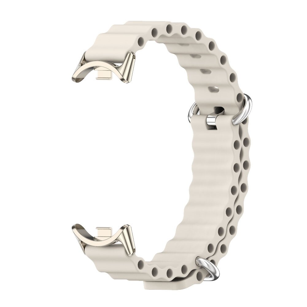 Ocean Silikonband - Beige - Xiaomi Smart Band 8 &amp; 9
