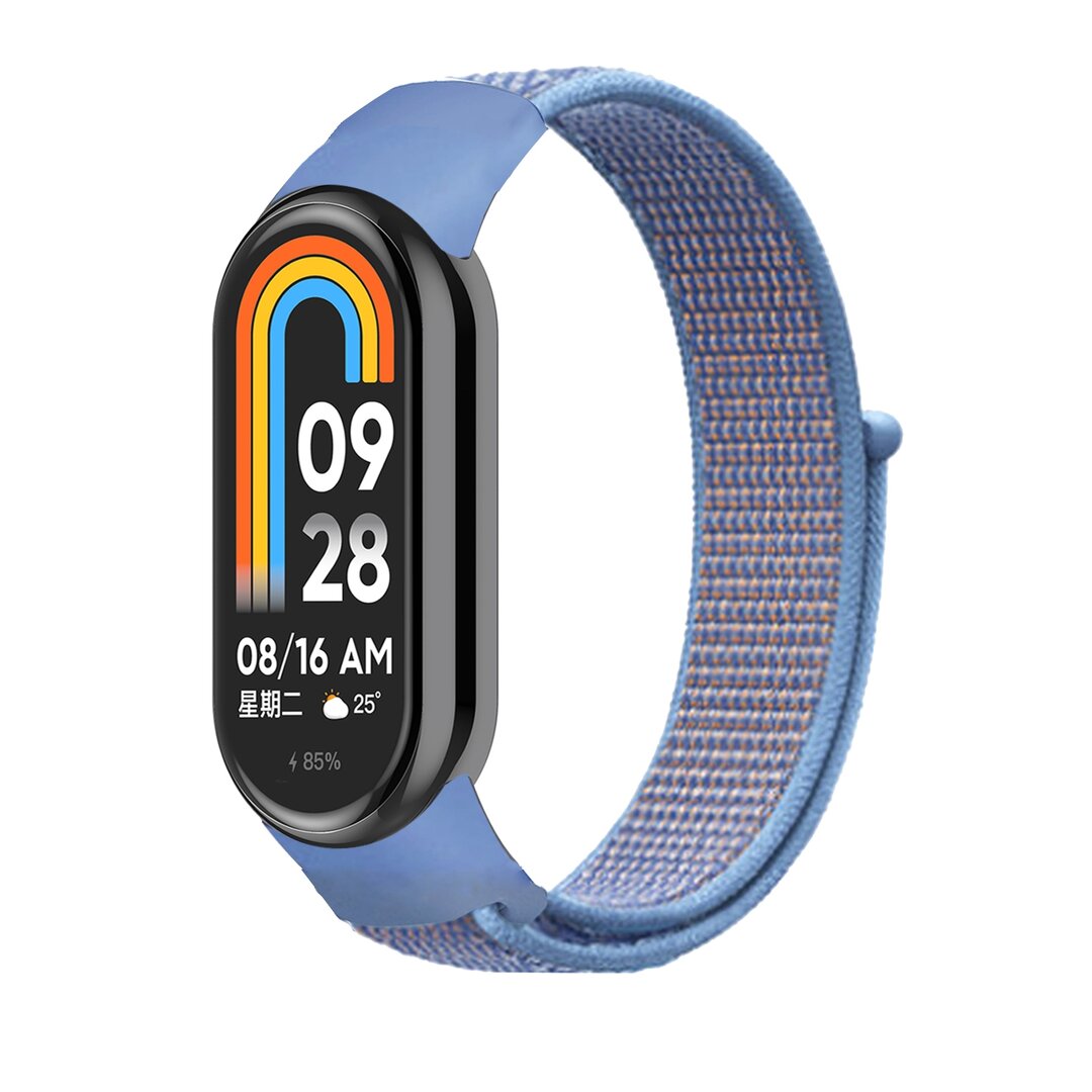 Sport Loop Nylon armband - Blau - Xiaomi Smart Band 8 &amp; 9
