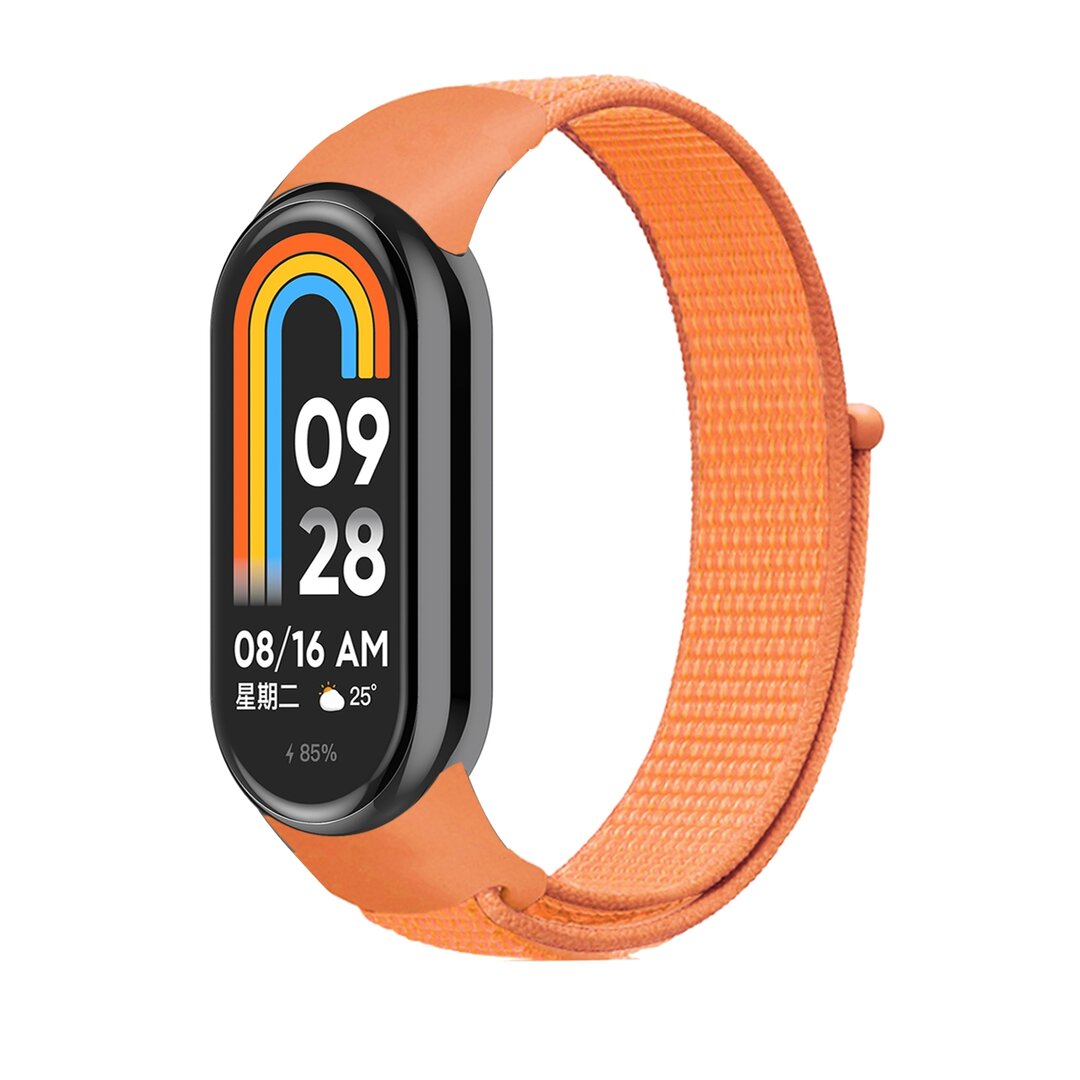 Sport Loop Nylon armband - Orange - Xiaomi Smart Band 8 &amp; 9