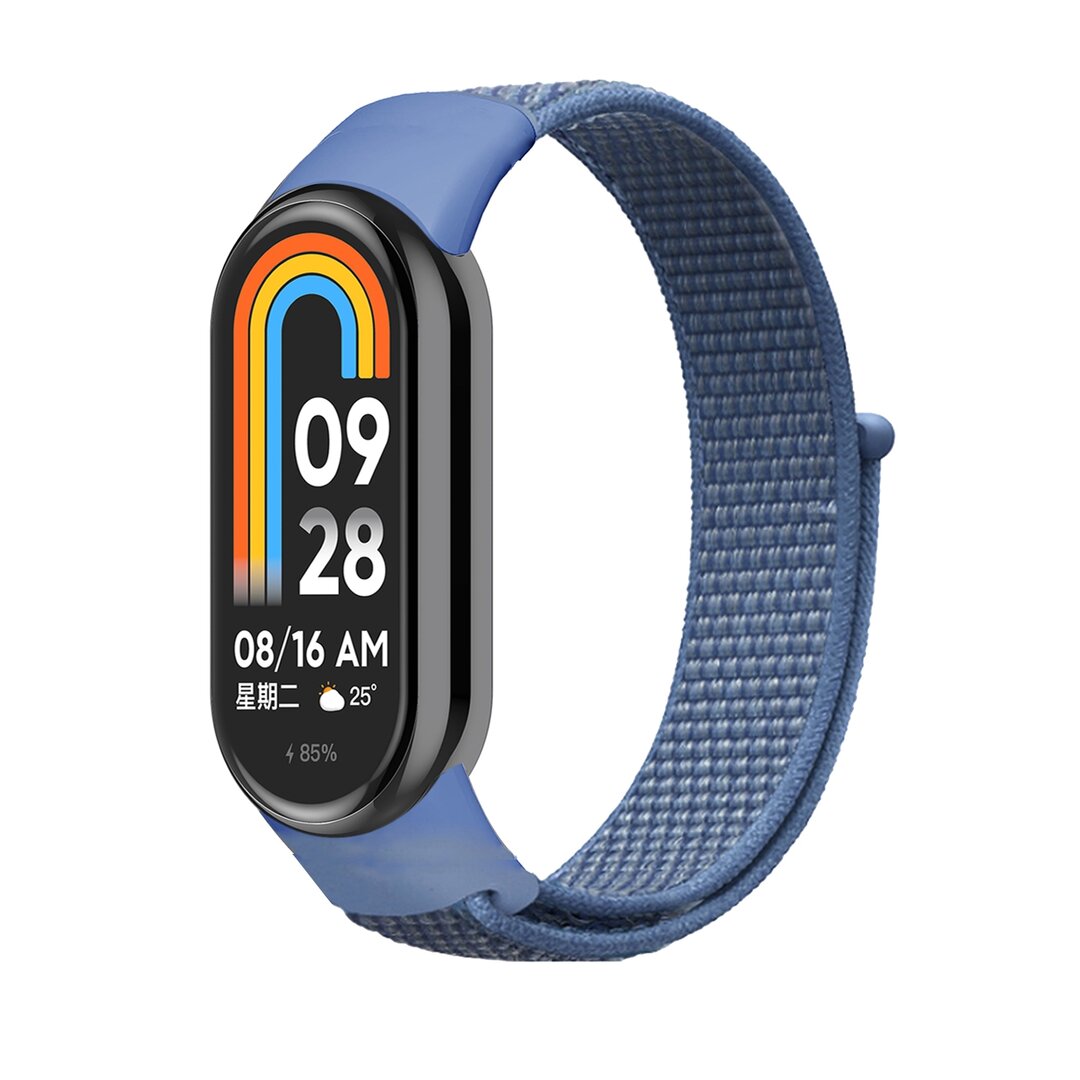 Sport Loop Nylon armband - Denim blau - Xiaomi Smart Band 8 &amp; 9