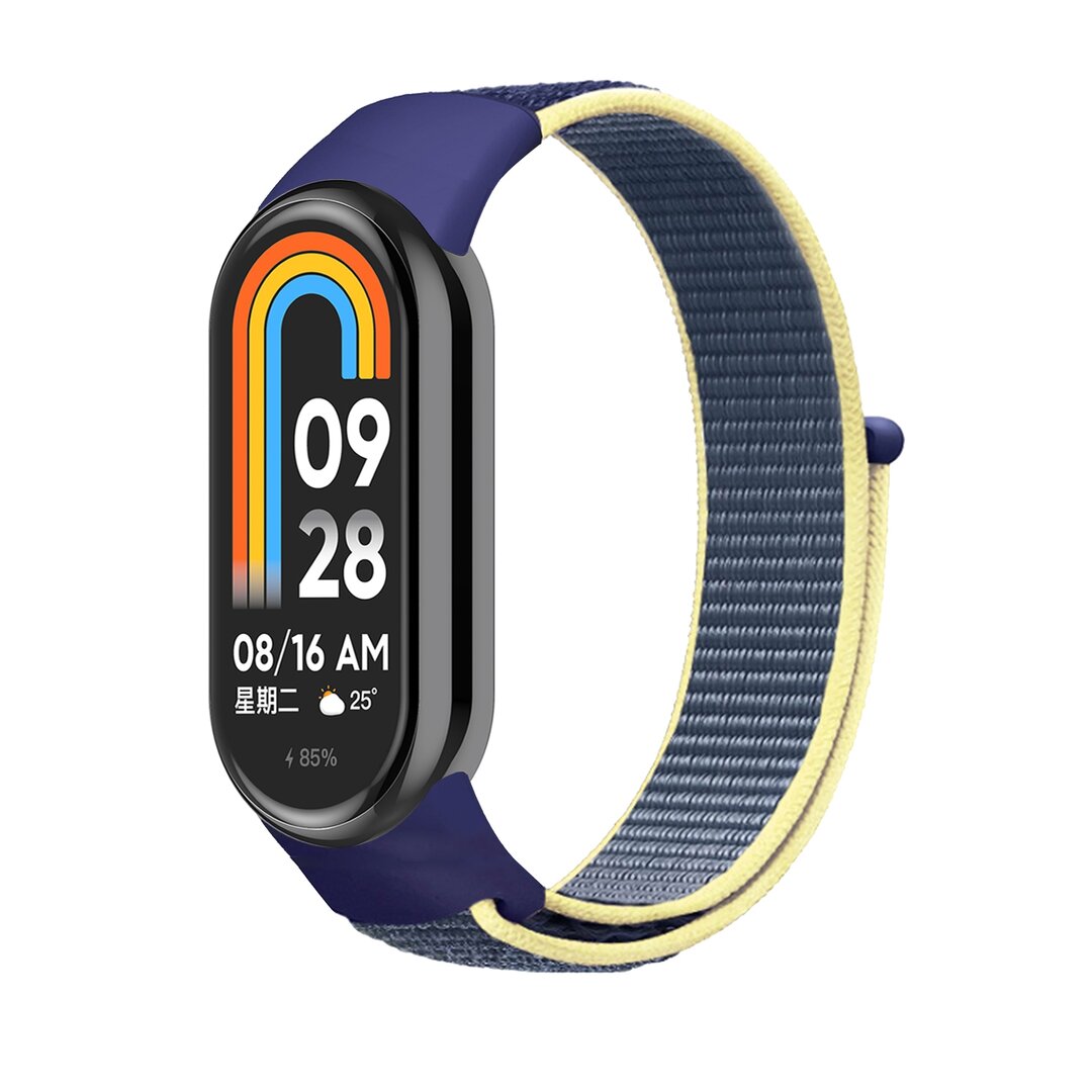 Sport Loop Nylon armband - Dunkelblau - Xiaomi Smart Band 8 &amp; 9