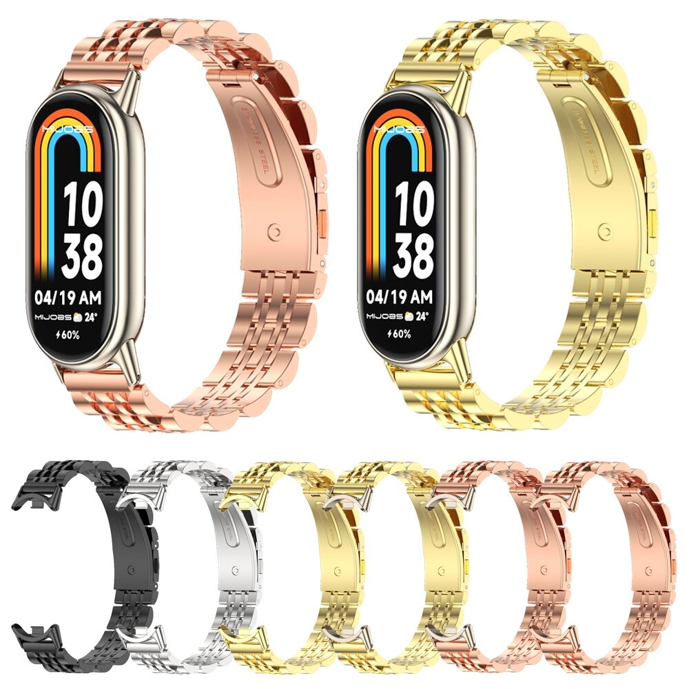 Stahlgliederband - Silber - Xiaomi Smart Band 8 &amp; 9
