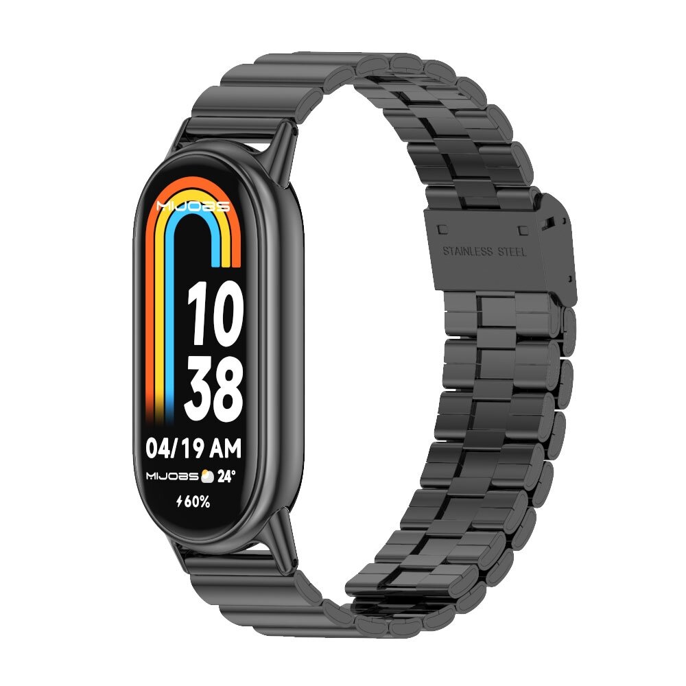 Stahlband - Schwarz - Xiaomi Smart Band 8 &amp; 9