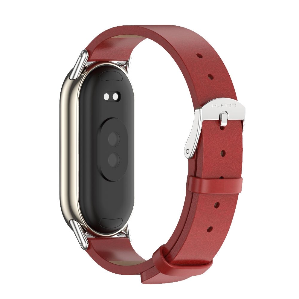 PU-Lederband - Rot - Xiaomi Smart Band 8 &amp; 9
