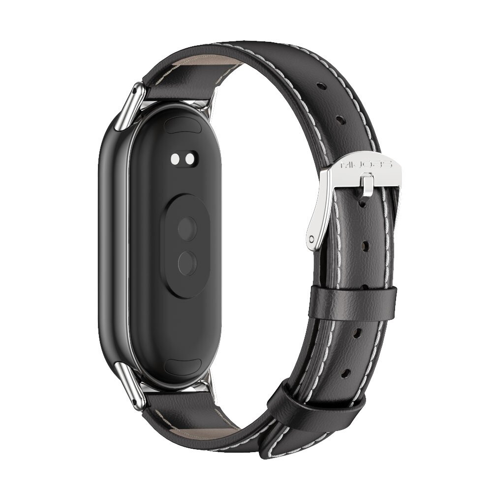 Echtes Lederband - Schwarz - Xiaomi Smart Band 8 &amp; 9