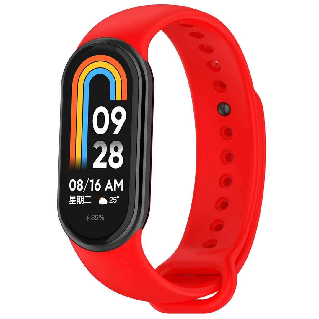 Silikonband - Rot - Xiaomi Smart Band 8 &amp; 9
