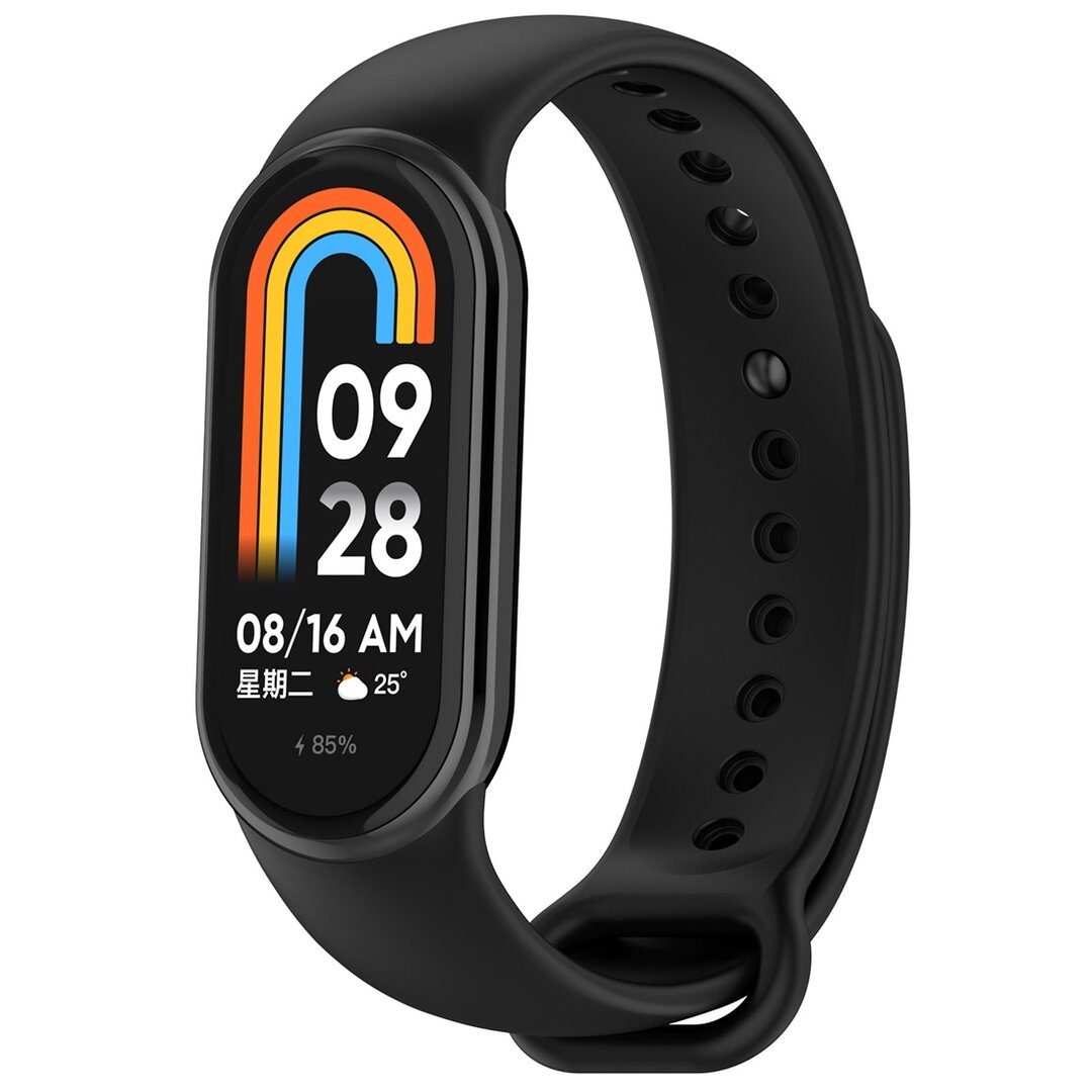 Silikonband - Schwarz - Xiaomi Smart Band 8 &amp; 9