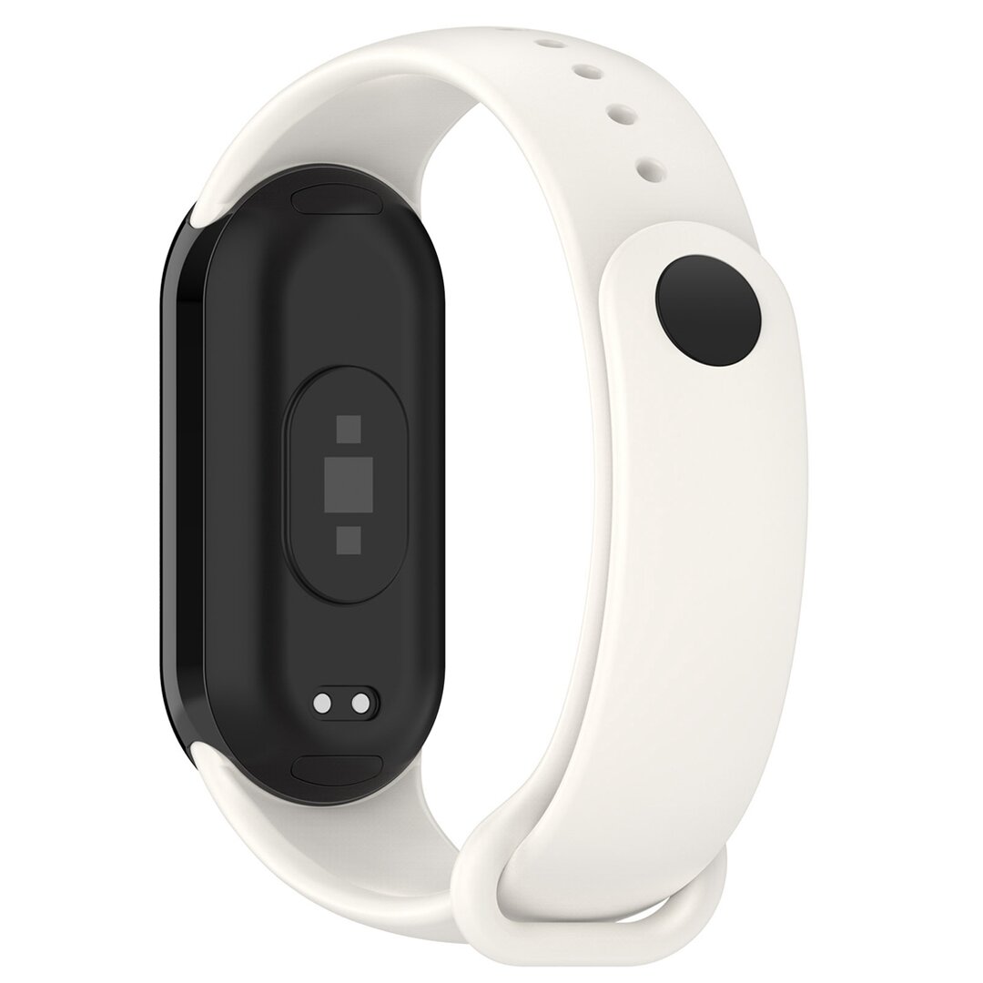 Silikonband - Creme wei&szlig; - Xiaomi Smart Band 8 &amp; 9