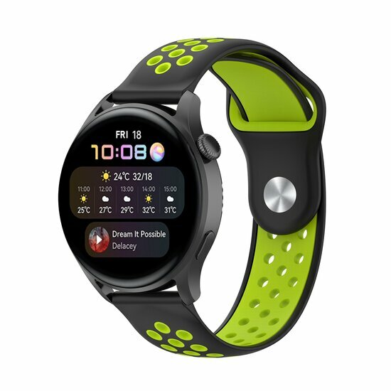Sport Edition - Schwarz + Gr&uuml;n - Xiaomi Watch 2 / Xiaomi Watch S1 / S2 / S3 / S4 / Mi Watch