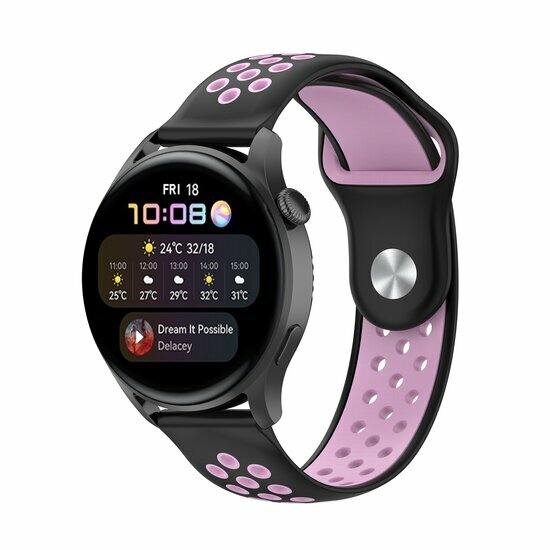 Sport Edition - Schwarz + Rosa - Xiaomi Watch 2 / Xiaomi Watch S1 / S2 / S3 / S4 / Mi Watch