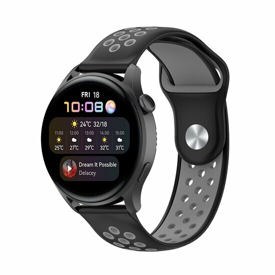 Sport Edition - Schwarz + Grau - Xiaomi Watch 2 / Xiaomi Watch S1 / S2 / S3 / S4 / Mi Watch