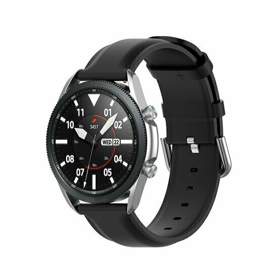 Klassisches Lederarmband - Schwarz - Xiaomi Watch 2 / Xiaomi Watch S1 / S2 / S3 / S4 / Mi Watch