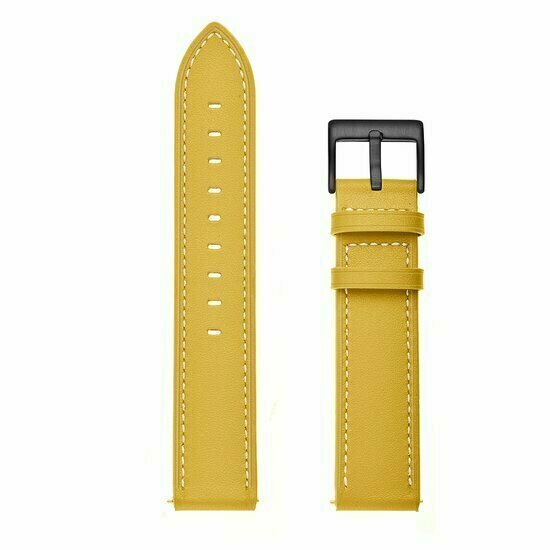 Lederarmband - Gelb - Xiaomi Watch 2 / Xiaomi Watch S1 / S2 / S3 / S4 / Mi Watch