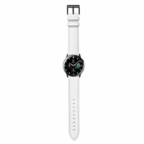 Lederarmband - Wei&szlig; - Xiaomi Watch 2 / Xiaomi Watch S1 / S2 / S3 / S4 / Mi Watch