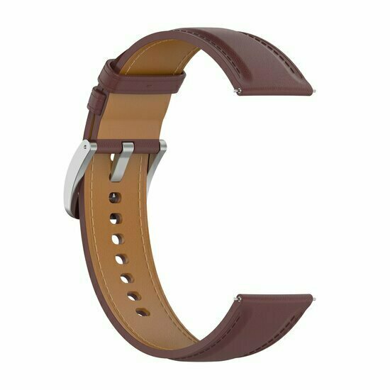 Luxuri&ouml;ses Lederarmband - Dunkelbraun - Xiaomi Watch 2 / Xiaomi Watch S1 / S2 / S3 / S4 / Mi Watch