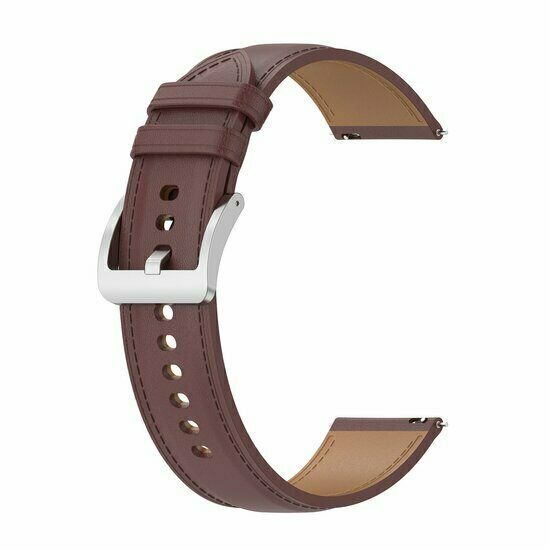 Luxuri&ouml;ses Lederarmband - Dunkelbraun - Xiaomi Watch 2 / Xiaomi Watch S1 / S2 / S3 / S4 / Mi Watch