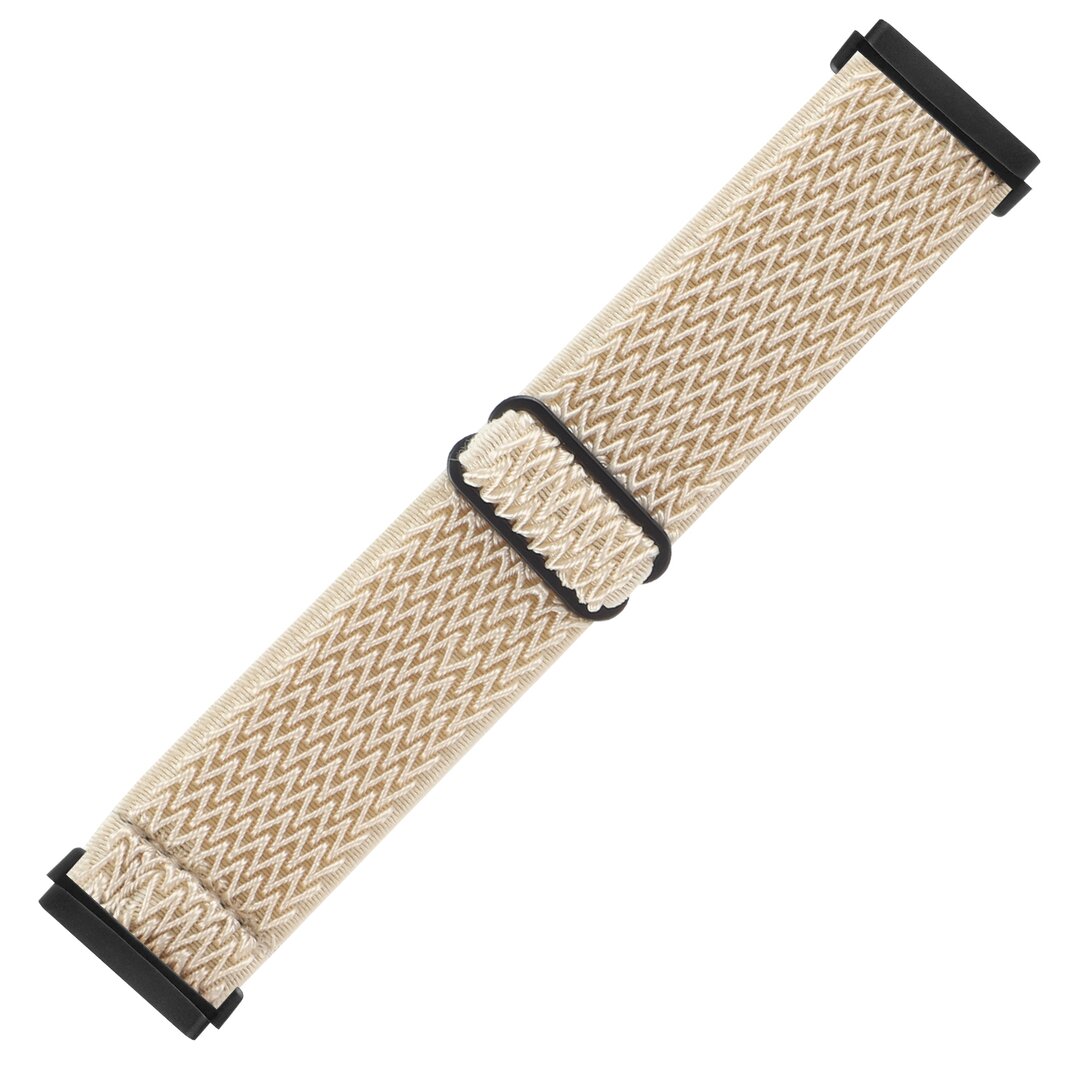 Fitbit Versa 3/4 &amp; Sense 1/2 Nylon Laufband - Beige