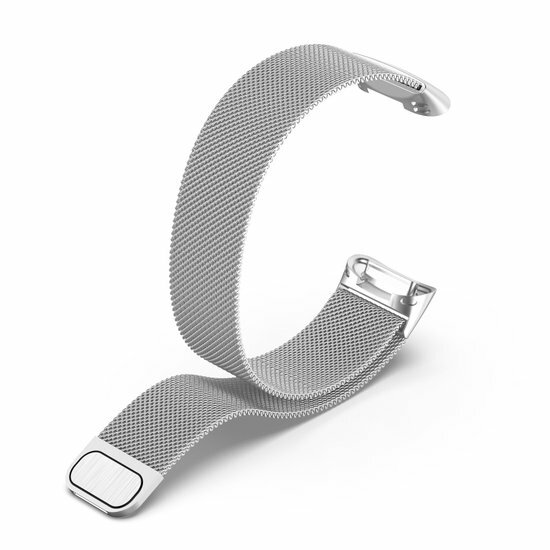 Milanaise-Armband - Silber - Geeignet f&uuml;r FitBit Charge 5