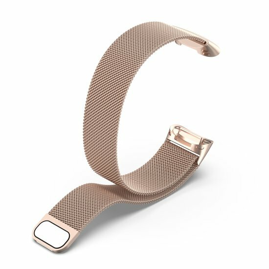 Milanaise-Armband - Vintage Gold - Geeignet f&uuml;r FitBit Charge 5