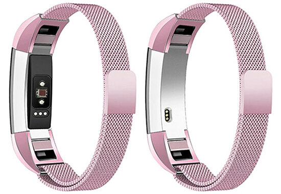 FitBit Alta HR Milanaise Armband - Gr&ouml;&szlig;e: Klein - Rosa
