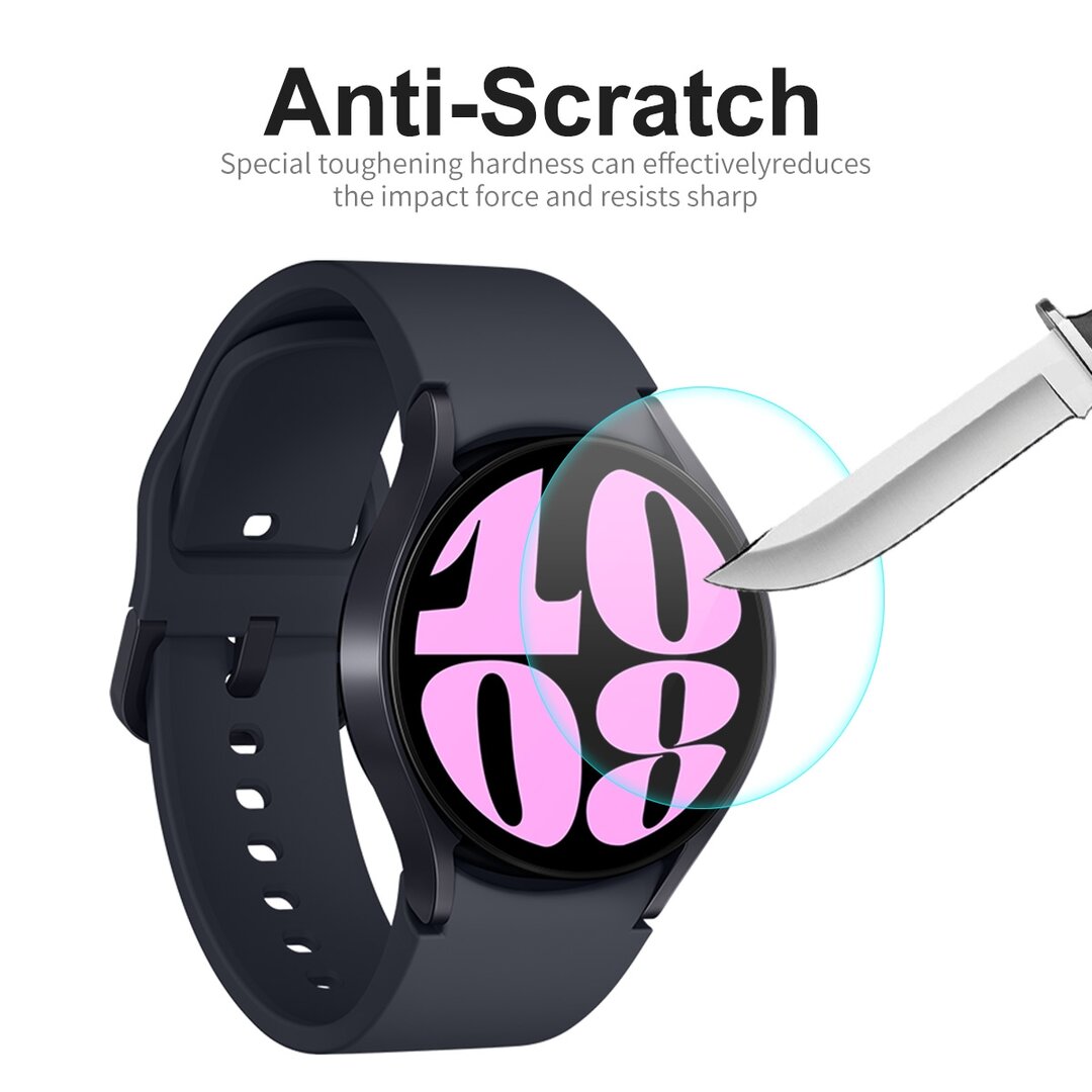 Bildschirmschutz - Glass - Geeignet f&uuml;r die Samsung Galaxy Watch 6 - 40mm