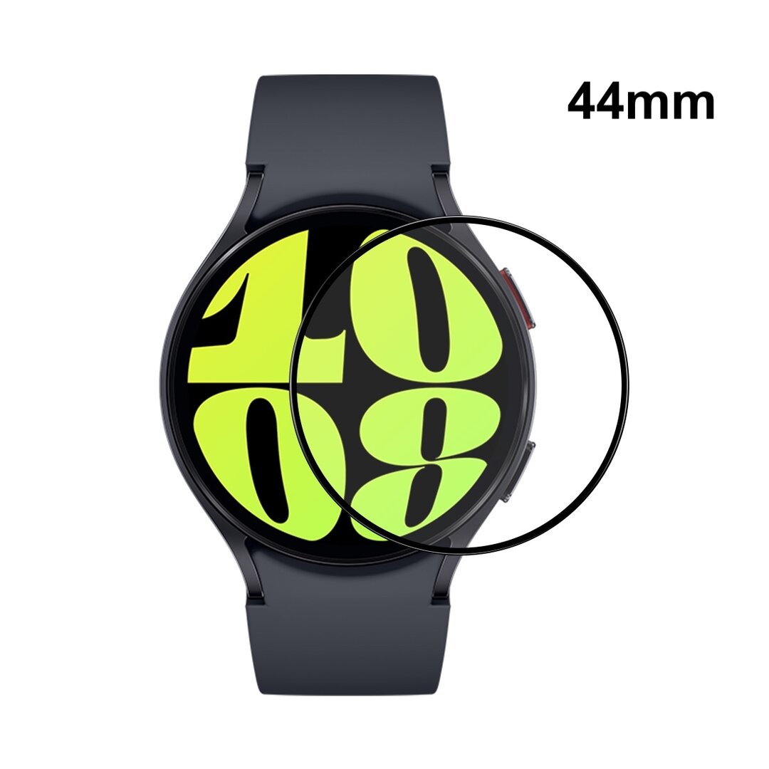 Displayschutzfolie - Tempered Glass - Geeignet f&uuml;r die Samsung Galaxy Watch 6 - 44mm