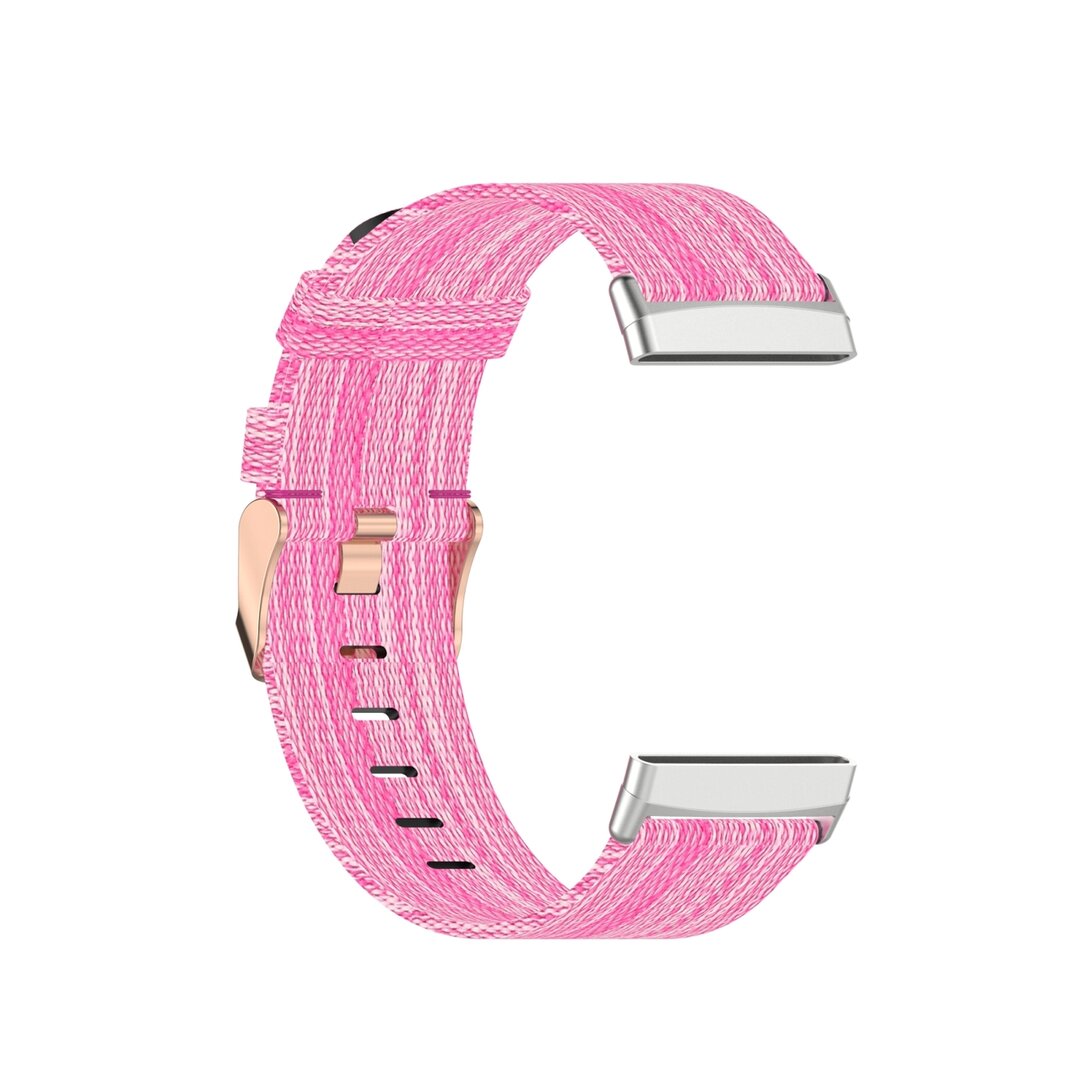 Fitbit Versa 3 &amp; Sense 1 - Canvas Armband - Rosa