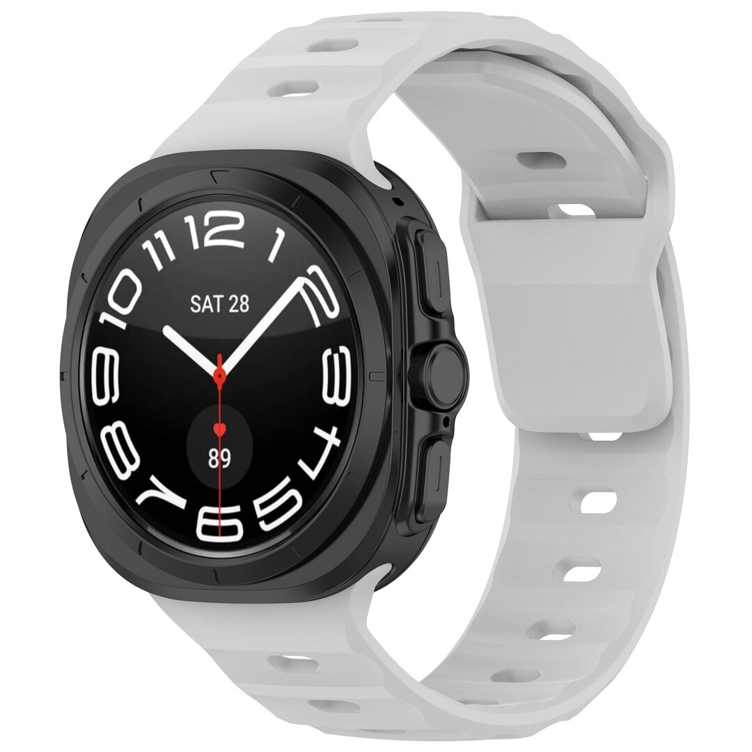 Solid Sportarmband - Grau - Samsung Galaxy Watch Ultra 47mm
